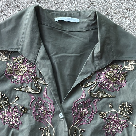 Nara Naracamicie Military Green Embellished - Picture 5 of 10